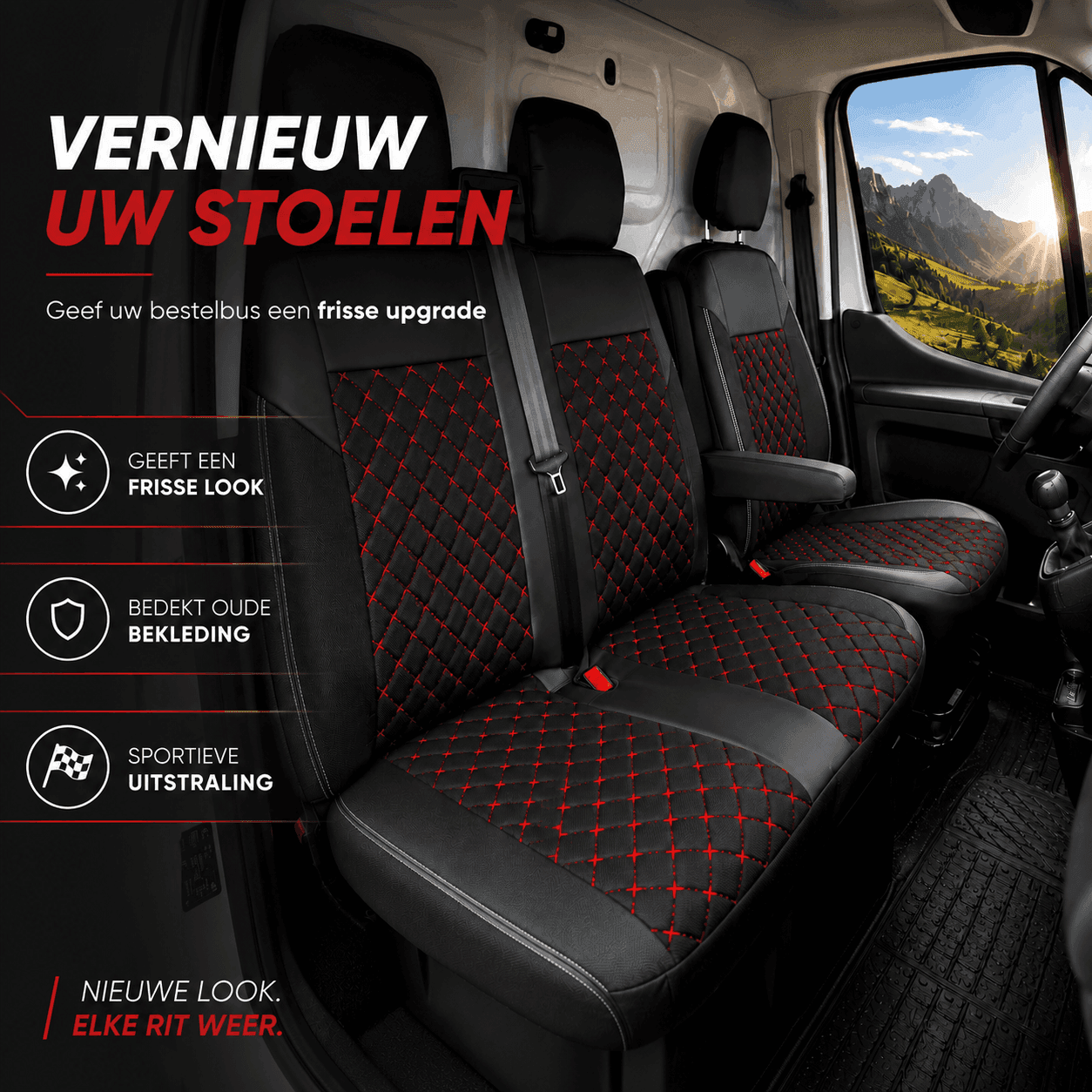 Auto Interieur Meester - bestelbus stoelhoezen