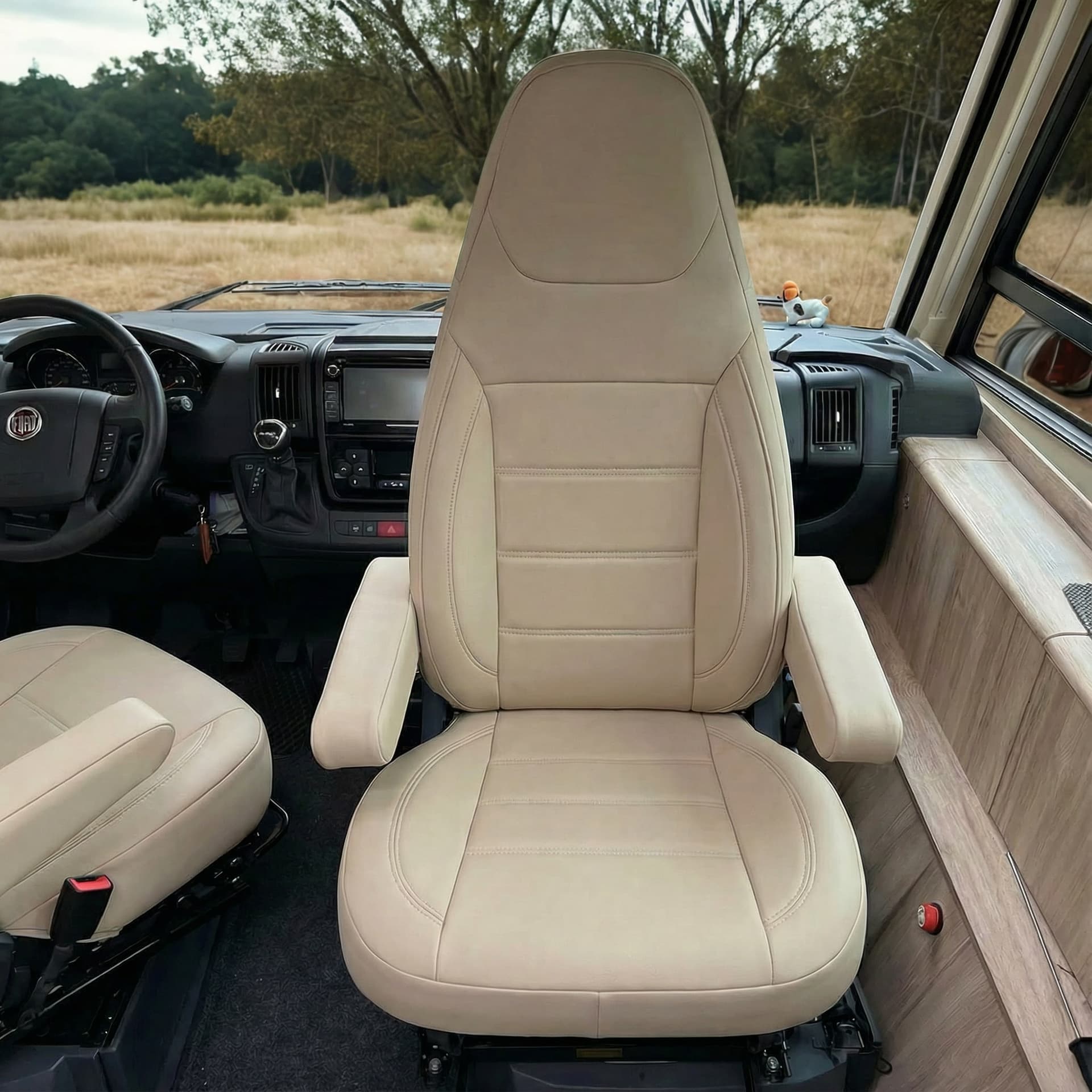 Housses de siège pour camping-car Fiat Ducato X290 | Avec accoudoirs | Lot de 2 | Série CBS 2