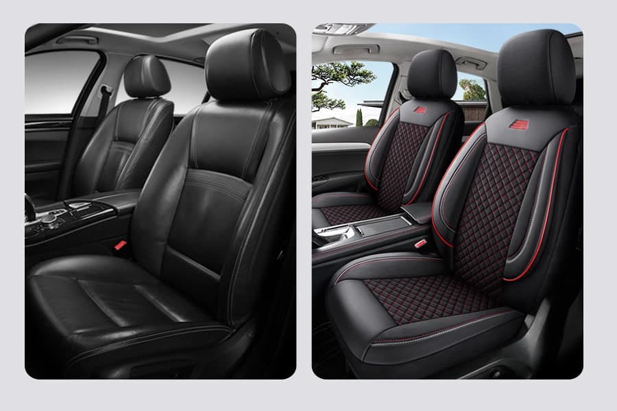 Housses de siège auto pour Chevrolet Captiva in pasvorm | Ensemble complet pour sièges avant | Série AIS 4