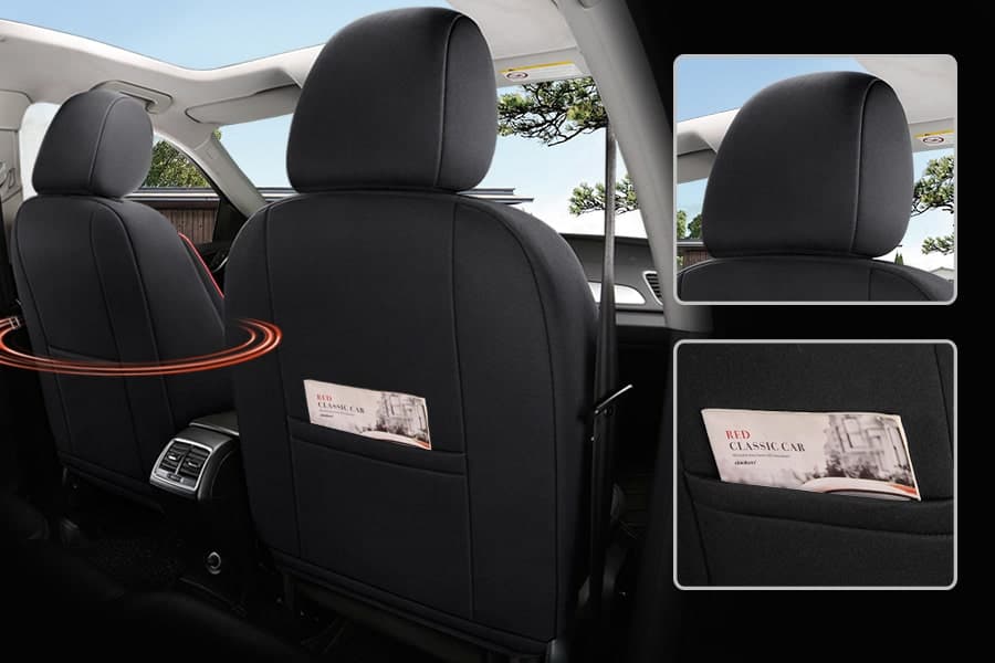 Housses de siège auto pour Ford Focus 3 in pasvorm | Ensemble complet pour sièges avant | Série AIS 3