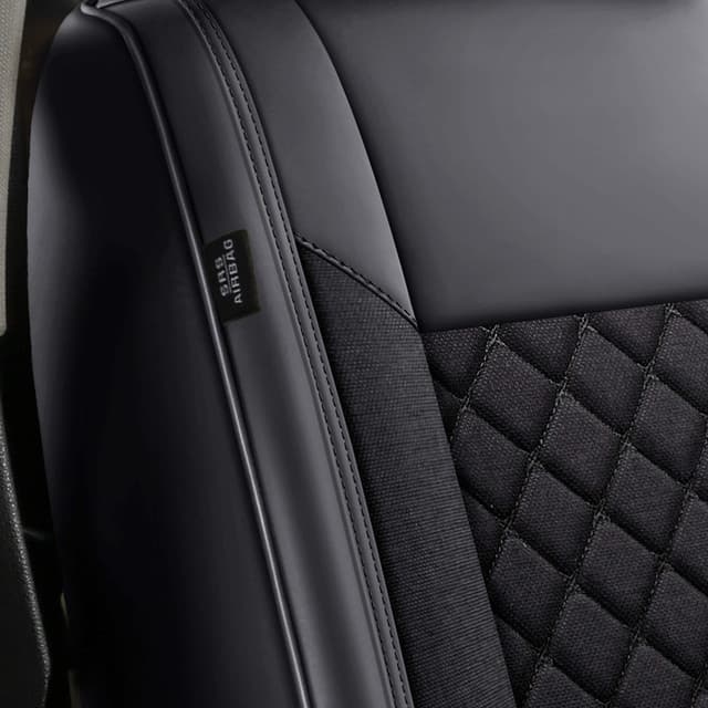 Housses de siège auto pour Hyundai Santa Fe TM | Lot de 2 | Simili cuir haut de gamme (Skai) | Série CLS900 6
