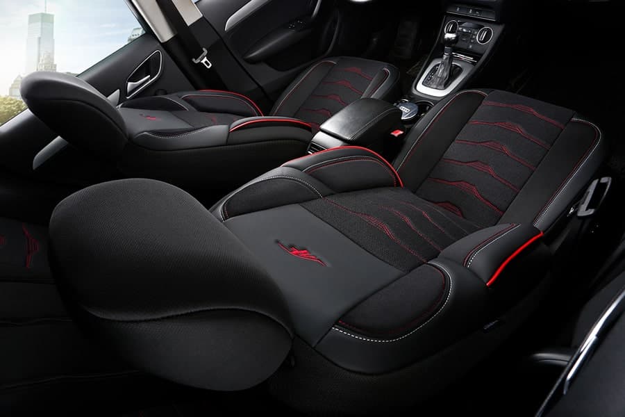 Housses de siège de voiture pour Volkswagen Touran 1 | Ensemble complet pour sièges avant | Série AID 5