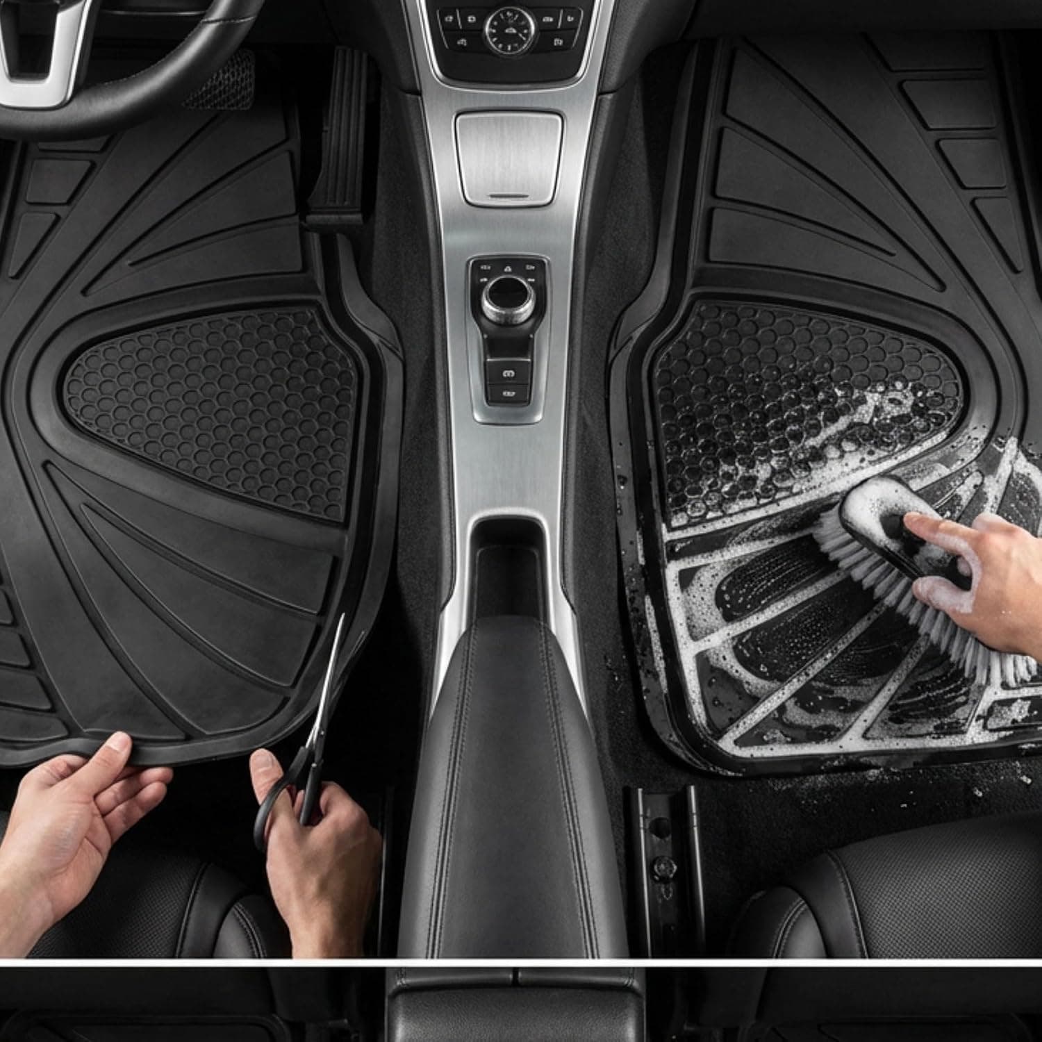 Tapis de voiture en caoutchouc – lot de 4 | Série R 4