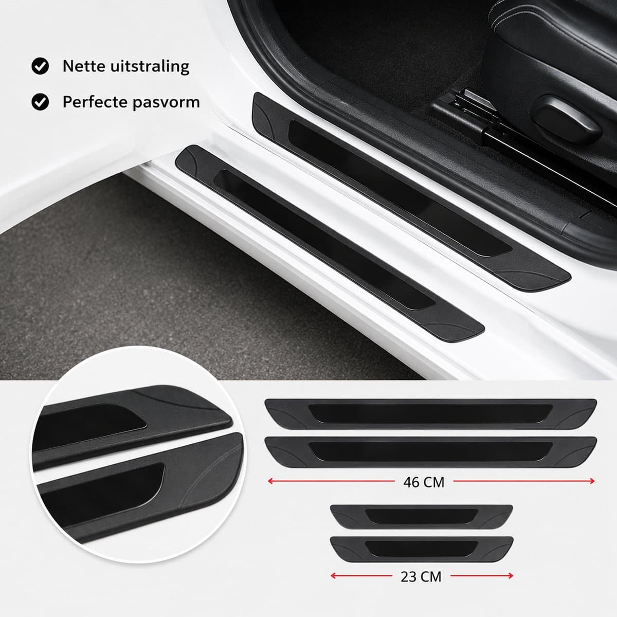 Seuils de porte pour Renault Clio 4 – lot de 4 | Série TS 10