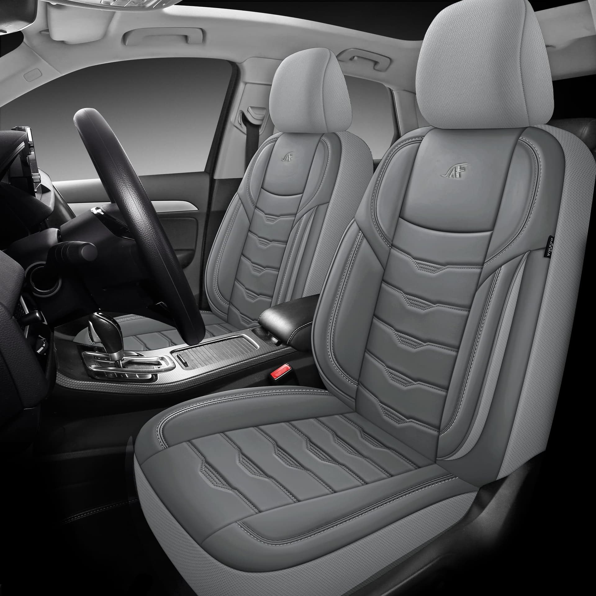 Simili cuir gris