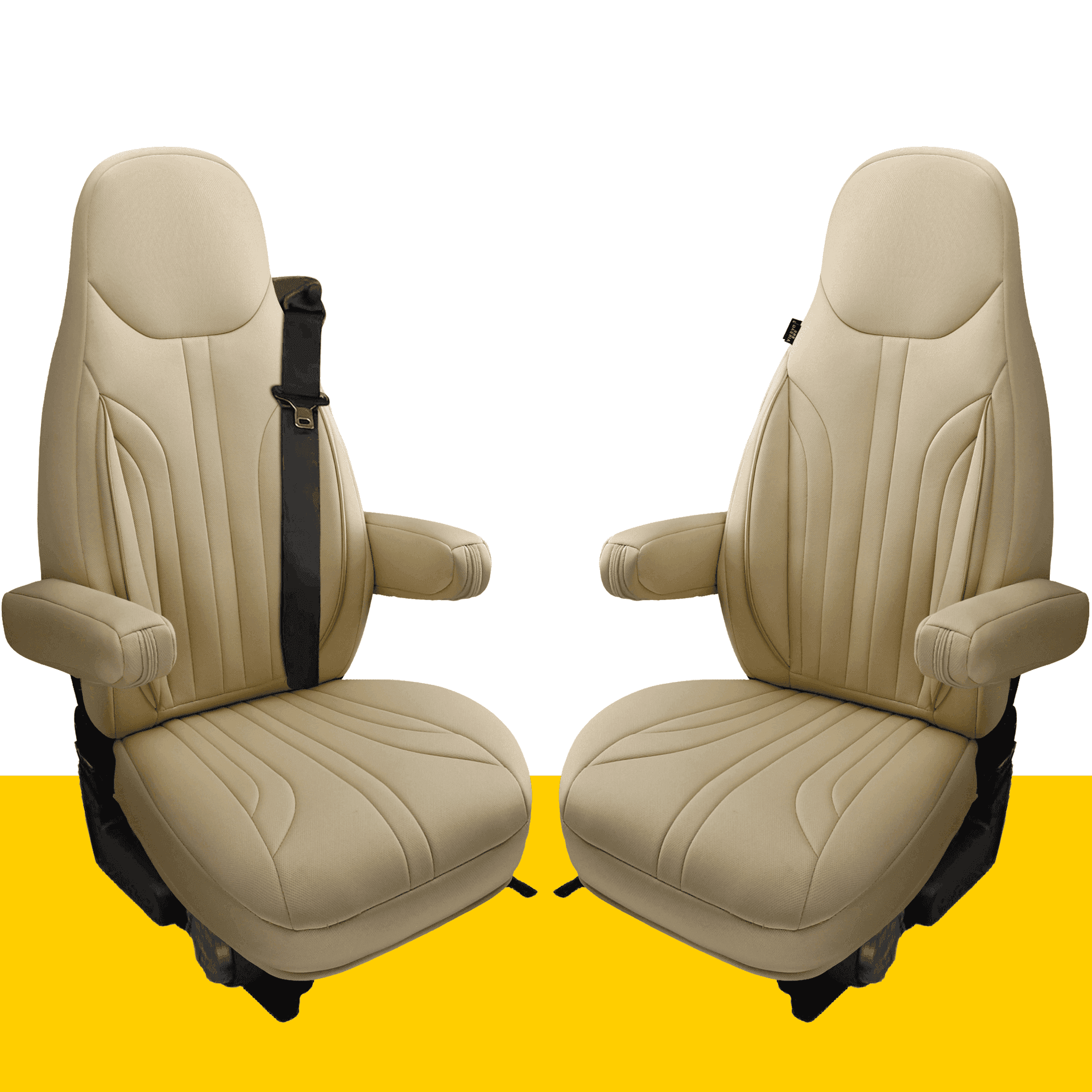 Camper stoelhoezen voor Sunlight A-serie | Met armleuning hoezen | Set van 2 | CIM1 Serie